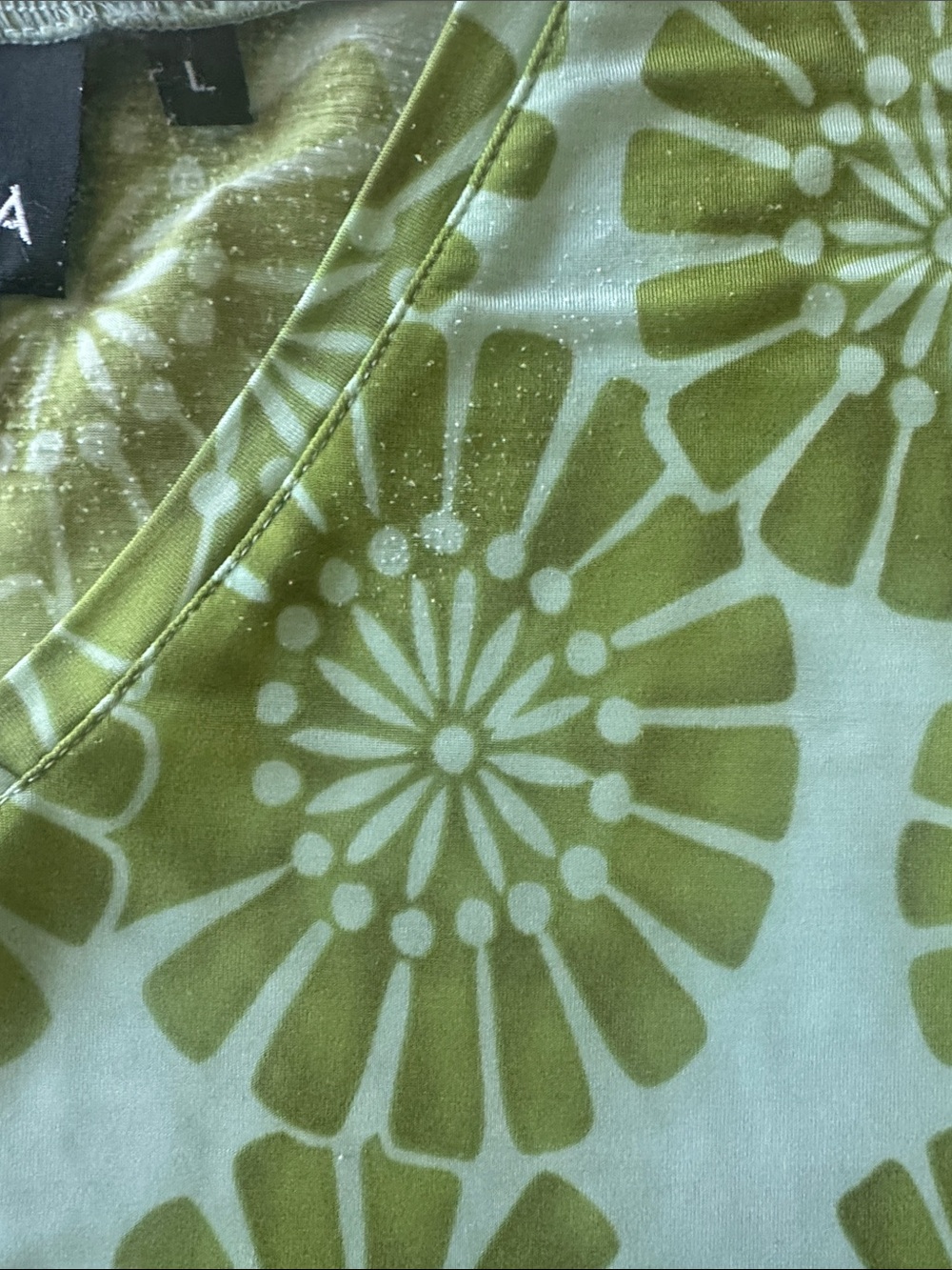 Athleta Green Floral Sleeveless Tank size L - Picture 6 of 8